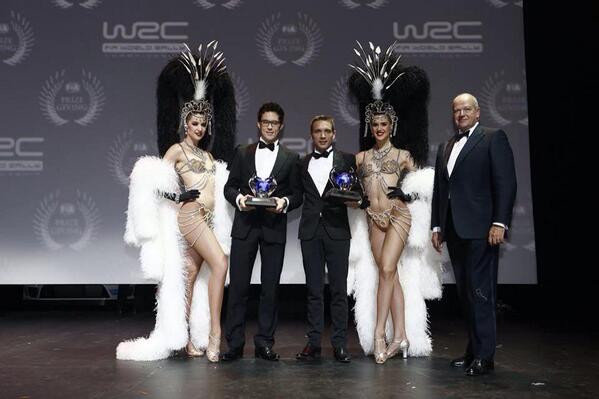 QMWRT's tweet image. Congratulations to Thierry and Nicolas who collected their trophies at the FIA Prize-Giving Gala last weekend #WRC