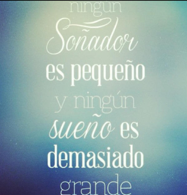 MejoresTwits's tweet photo. ¡Feliz Domingo! Ningún sueño es demasiado grande. http://t.co/eEqRkUes85