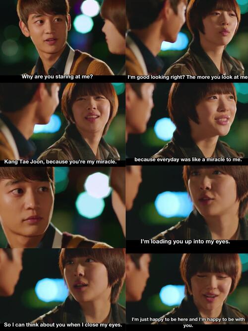 TheDramaKorea's tweet photo. Kang Tae Joon, because you're my miracle. Sweet! ♥ #NostalgilaTTBY http://t.co/qbYITjWUdd