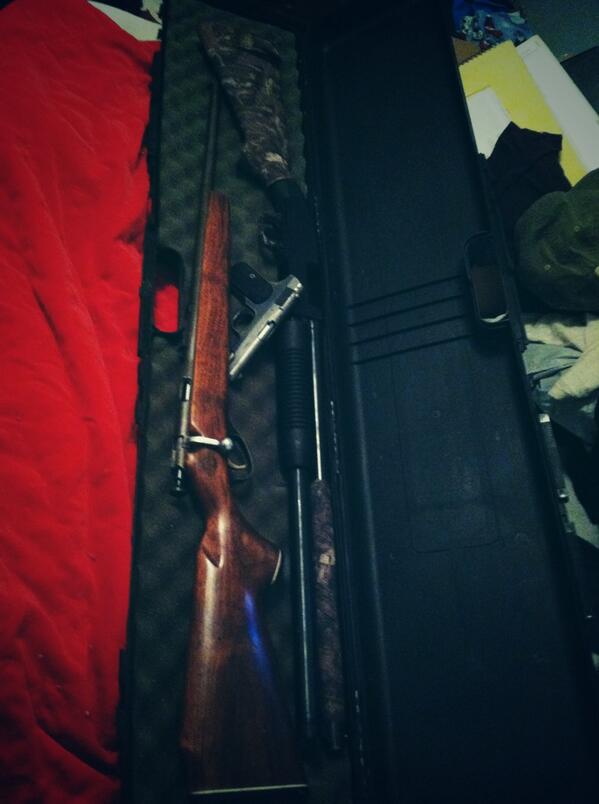 Miss_Mossberg's tweet photo. @Dstroyr_U2b Here is another one. Marlin .22, .32 Colt, 12ga Mossberg. http://t.co/jHQVrTHjAD