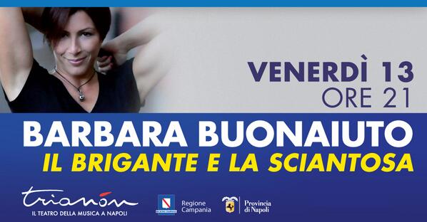 TTrianon's tweet photo. Rinviato lo spettacolo di Enzo Decaro, il prossimo live al Trianon è fissato per venerdì 13 con Barbara Buonaiuto. http://t.co/bGGkVUWHQQ