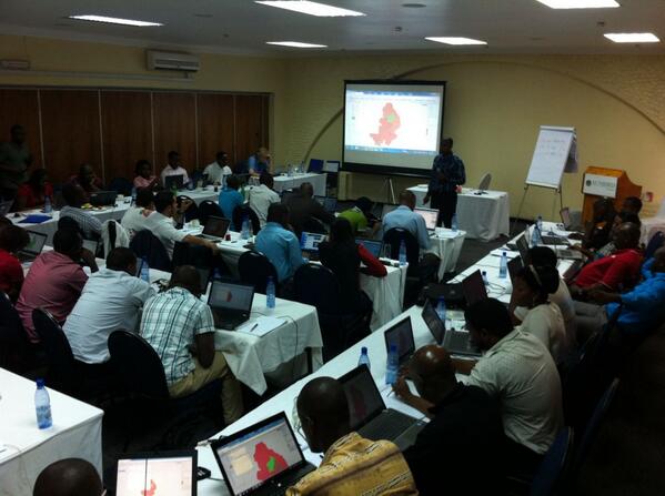 dhis_2's tweet image. #GIS practical training session #dhis2academy #malawi