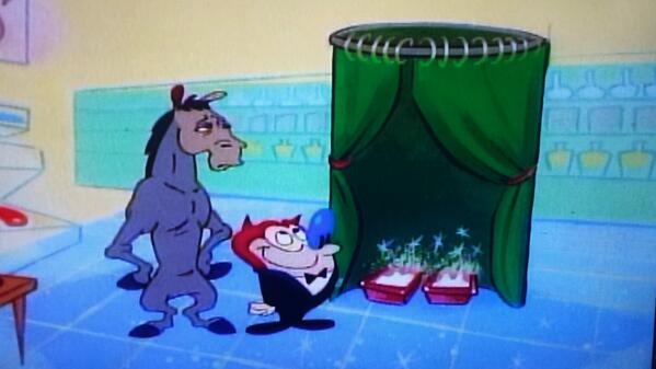 RenAndStimpy1's tweet photo. Isolation booth http://t.co/nlDapkIbld