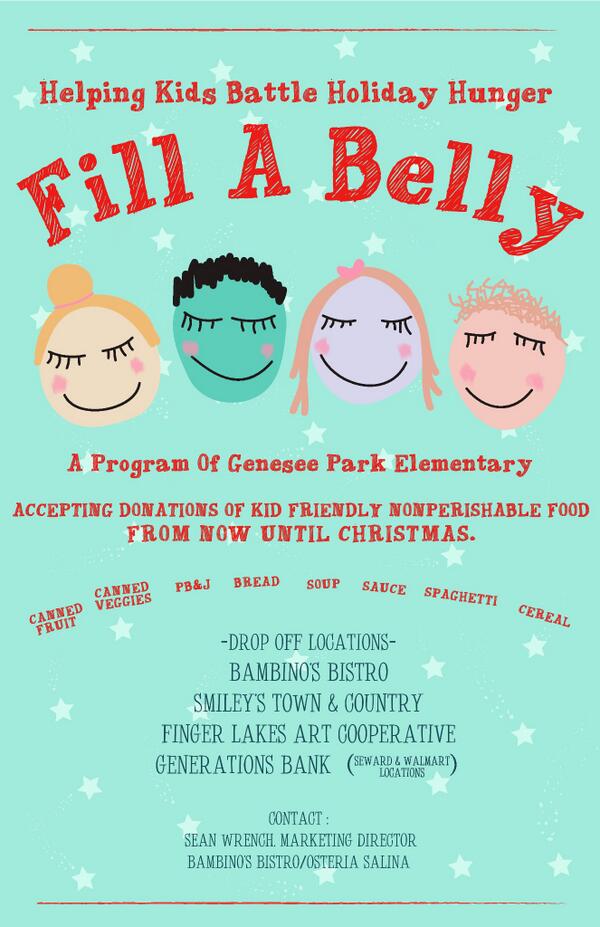 bambinosauburn's tweet photo. Help us feed hungry children in #Auburn #NY support our #HolidayGivingProject http://t.co/21Oqi8toic