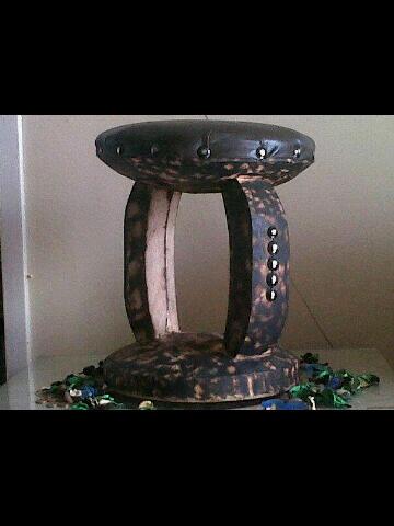 Afrihomes's tweet photo. Afristool curved from afriwood &amp; fire burnt for texture and fine finishing then upholstered in pure leather upper http://t.co/dDH6tT40CV