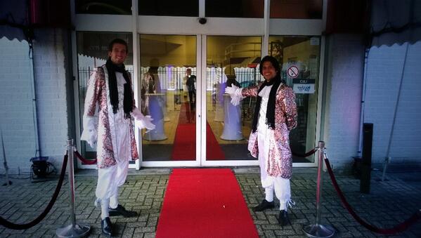 Warm welkom door lakeien <a href="/cafetariadag/">cafetariadag</a> Tot straks!