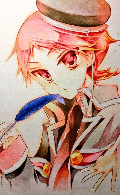 手描きでハイネ先生 