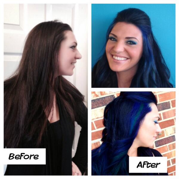 spicedelaware's tweet photo. Love this color we did last week #spicesalon #spicedelaware #beforeandafter #gorgeoushair http://t.co/BHfmXf42mz