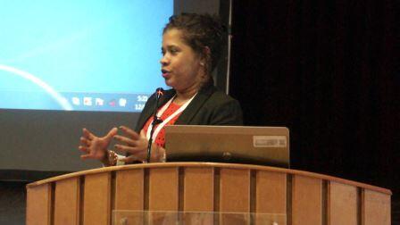 KenyaCIC's tweet photo. Valerie D'Costa, InfoDev Program Manager, Worldbank giving closing remarks #kenyacic http://t.co/urINlUCG7r
