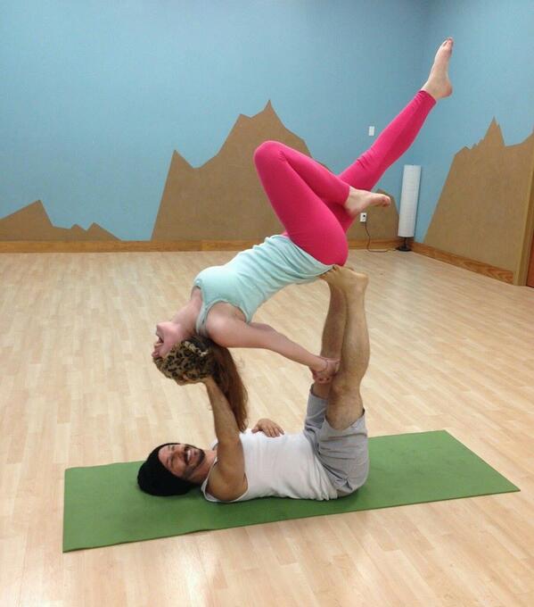 TexasRockGym's tweet photo. AcroYoga tonight at 7pm with instructor Jonathan Stein. Classes are $10. Don't miss out in all the fun tonight! http://t.co/FKIZRRaKPL