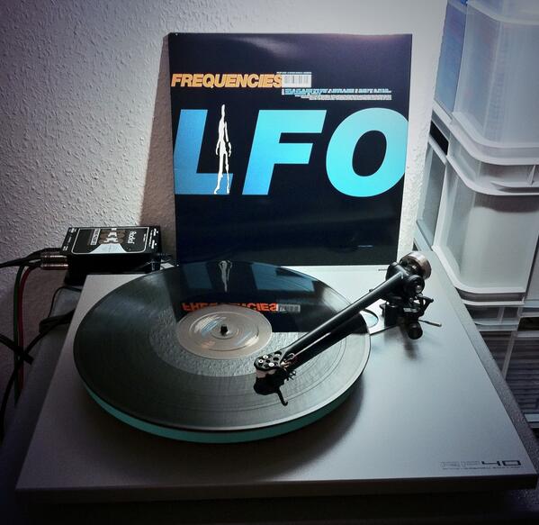 'Frequencies' #vinyl by #LFO #MarkBell #supportvinyl #musicmonday #respectcopyrights