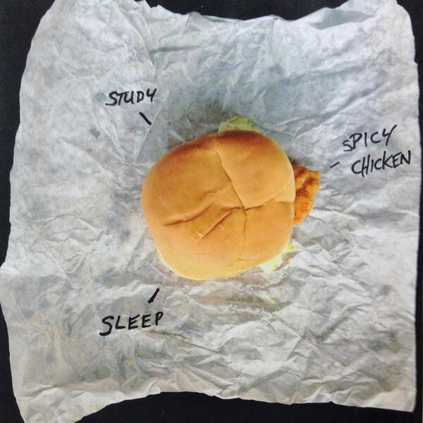 Wendys's tweet photo. The #finals week cycle begins. http://t.co/pSfshp85Mr
