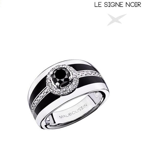 Nouvelle collection le signe noir diamant noir by Mauboussin