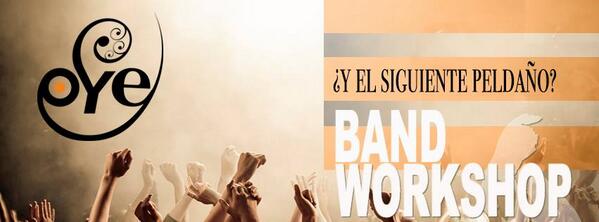 Oyeproducciones's tweet photo. Listo para llevar a tu banda al siguiente nivel? Ven a nuestro Band Workshop! Para más info: http://t.co/Qt7OVRIoHR  http://t.co/YTRe3qKwRH