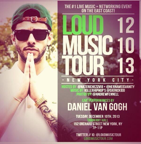 CityOfGodBand's tweet photo. Catch @Daniel_VanGogh w/ @NocFly and @djzion tomorrow night for the @LOUDMusicTour. http://t.co/yw3YGK9Ol2