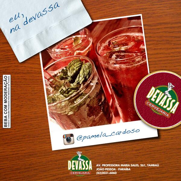 devassajp's tweet photo. E pra refrescar essa segunda-feira calorosa, que tal um drink? Venha pra Devassa e escolha o seu! #DevassaJP http://t.co/DoHn53z8Tl