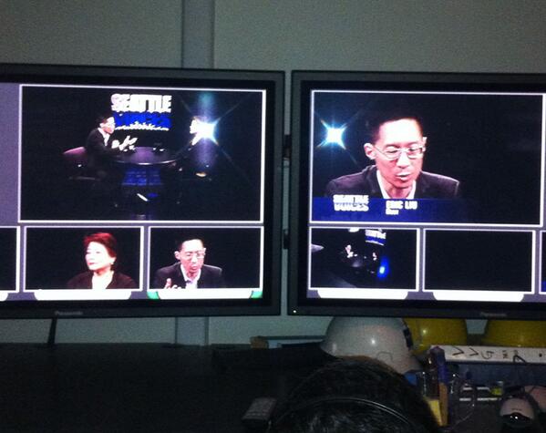SeattleChannel's tweet photo. Behind the scenes with Beth Takekawa @winglukemuseum & host @ericpliu #SeattleVoices.
Watch: http://t.co/rdFiG3yb21 http://t.co/0zMb3snj18