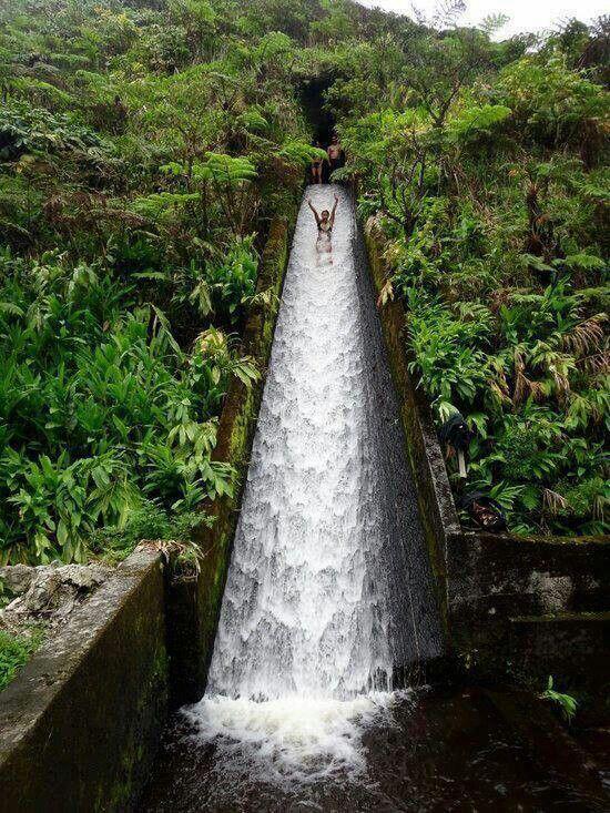 "This is on my #Bucketlist Canal water slide in Bali , Indonesia #TravelPics "