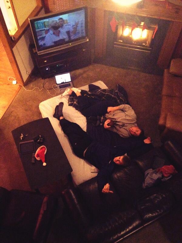 tcurrier26's tweet image. #Slumberbed2013 &amp;amp; chestnuts roasting on an open fire.. listening to drake #startedfromthe @andersholmvick @_hayzer