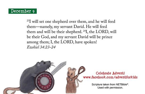 Izzysbook's tweet image. Dec 9th #Scripture from Children's Book of #Advent. Courtesy of #NETBible from @bibleorg  Used with permission.