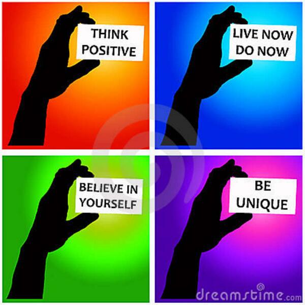 revoptimista's tweet photo. Piensa en positivo. Vive en el presente. Cree en ti. Se único. http://t.co/1oa9m8uZUN