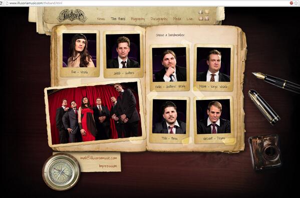 Hey guys we finally made it, our brandnew (complete) homepage is online!! Have a look at it: illusoriamusic.com