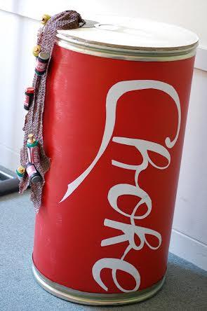 GreenpeaceAP's tweet image. We love this "Choke" sculpture created by school student Isobel, Sydney in support of better recycling! #CokeFail