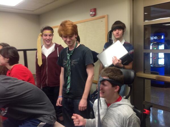 I think these #DCC105 students learned a couple of things from <a href="/jarahmoesch/">Caitlin Lucas</a> lecture on creative misuse.