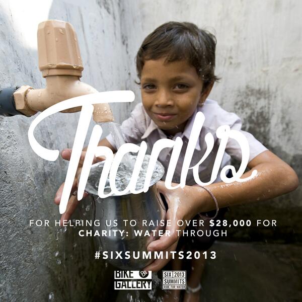 six_summits's tweet photo. THANKYOU! #sixsummits2013 http://t.co/igt85YTRTE