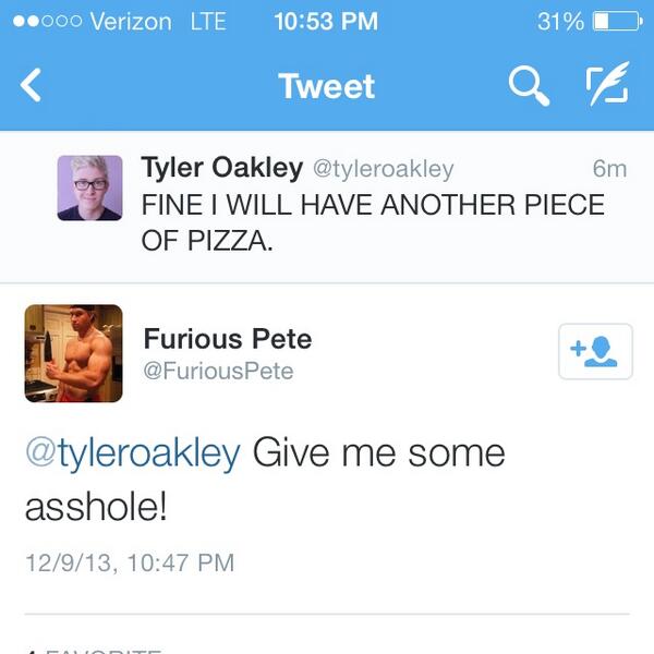 tyleroakley's tweet image. Commas can be important.