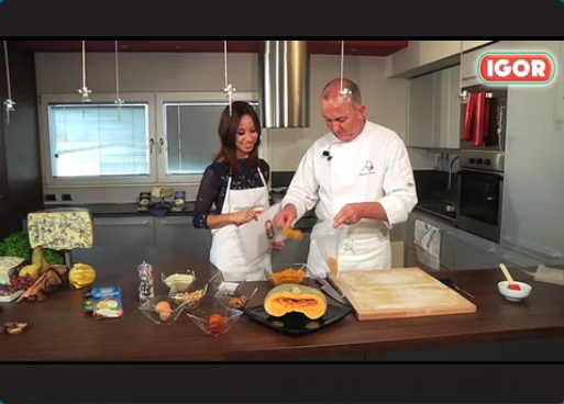 La video ricetta dei Tortelloni di zucca con gorgonzola e nocciole dello chef Andrea Ferrari igornovara.it/dettaglio_rice…