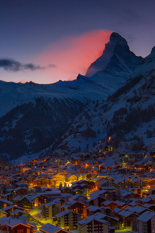 Zermatt, Isviçre.