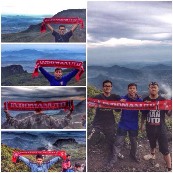 Indomanutd_IG's tweet photo. Bertambah lagi list tempat yang @IndoManutdADV jajaki. Ga lupa ye tetep pose! http://t.co/zSFWLq77LW