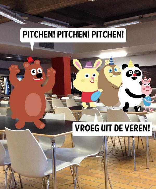 BUREAULIMA's tweet photo. Feest! Dinsdag = pitchdag! http://t.co/u5mLAXtqkL