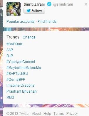 rohanbajaj2008's tweet image. @SAPIndia Congrats Guyz.. Here it is.. We&apos;re trending on no. 1 spot #SAPQuiz