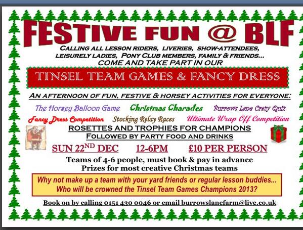 BurrowsF's tweet image. Are you up for taking part in the Tinsel Team Games Challenge?!.....