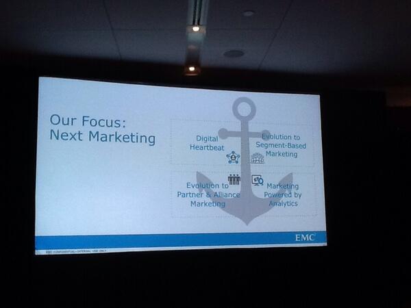 Here we go! <a href="/JenniferStHill/">Kimmy | Crypto Diary</a> challenges us to retool next year ... It's called Next Marketing baby! #emce3