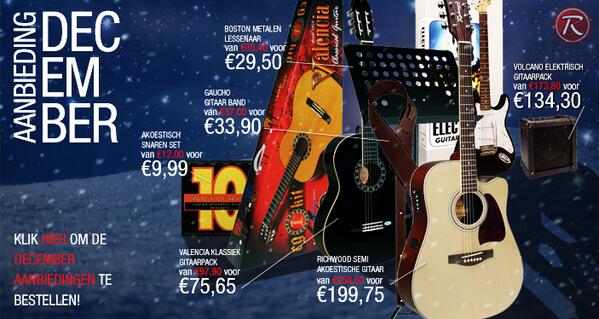 DeKrijgerMuziek's tweet photo. Bekijk nu de December Aanbiedingen bij De Krijger Muziek!  http://t.co/pG3v3KuB2G http://t.co/mQs2ZgJxrT