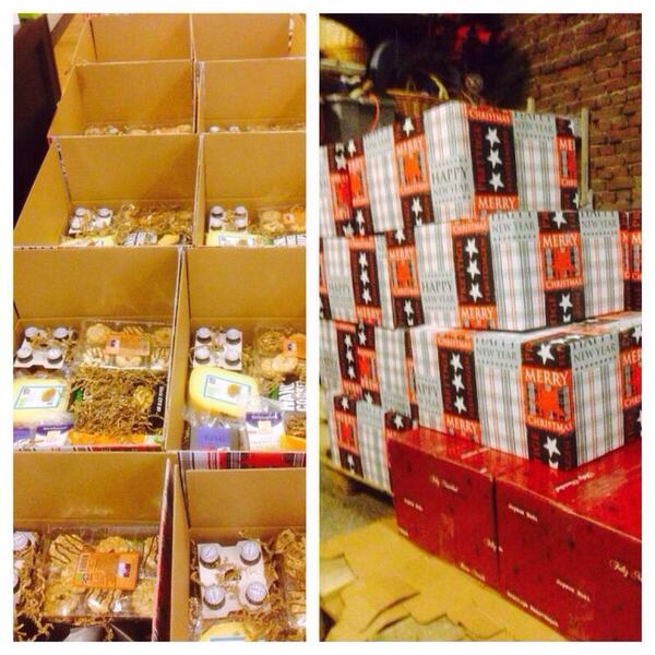 Weer mooie biologische kerstpakketten gemaakt en geleverd. Welke bewuste ondernemer volgt ? #weesoptijd #steenwijk