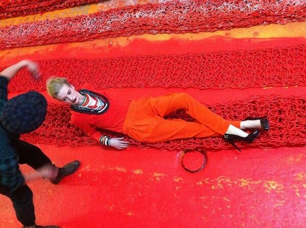 SAT: Shop from contemporary artist <a href="/OrlyGenger/">Orly Genger and OGJM</a>’s collection with jeweler Jaclyn Mayer. bit.ly/1aRCB5P