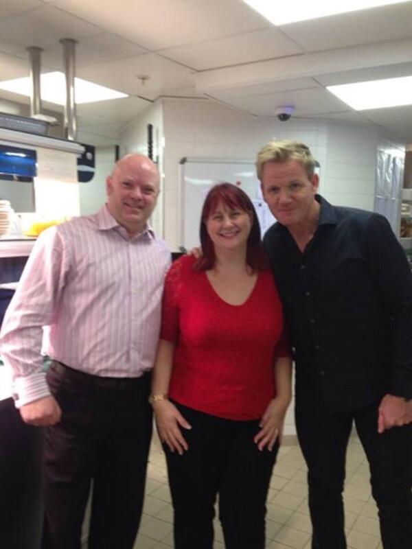 Louise and I with Gordon Ramsey!