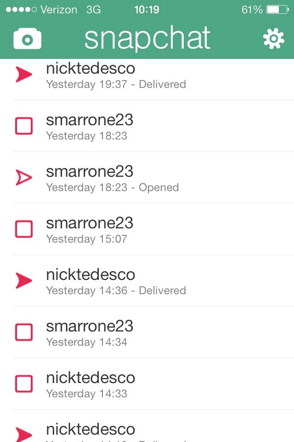 Tinypingus420's tweet image. All these snapchats @NickTedesco12 didn't open #why😢 #3ofthem