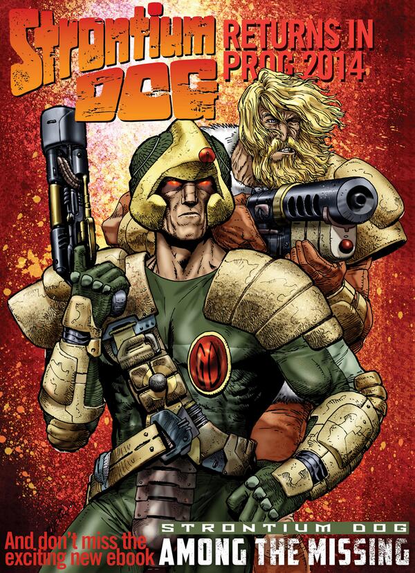 2000AD's tweet photo. Strontium Dog are back in tomorrow's bumper 2000 AD Prog 2014!! http://t.co/wqwAcCaJjI http://t.co/OKJftfOj0r