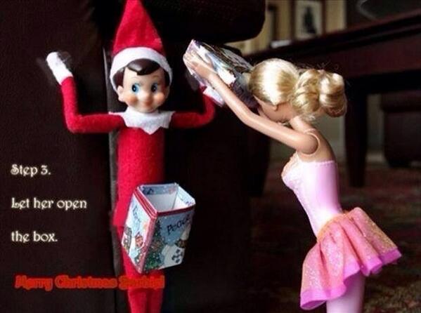 NWAChive's tweet photo. @theCHIVE Even elf on a shelf knows how to have a low down dirty time http://t.co/8bIyyqgxFC