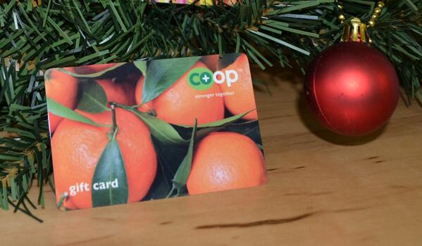 Coop Gift Cards make a fabulous gift.