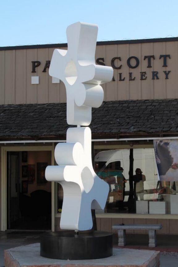 CJRDesignStudio's tweet image. The newest Ta-Da sculpture at the Paul Scott Gallery in Scottsdale, AZ