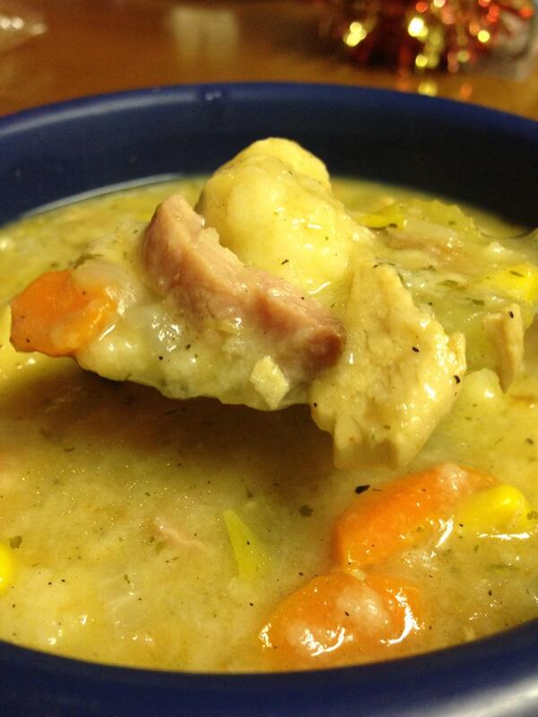 My Christmas Soup. Ham, turkey, dressing mix, dumplins, etc. #wantrecipe #soup #recipe <a href="/FoodNetwork/">Food Network</a> <a href="/ChefJasRoberts/">Chef Jason Roberts</a>