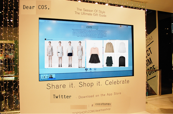 CollectionCos's tweet image. New COS Relaunch event, #Interactive Dear COS, what I want for Christmas. come down to Regent street,
