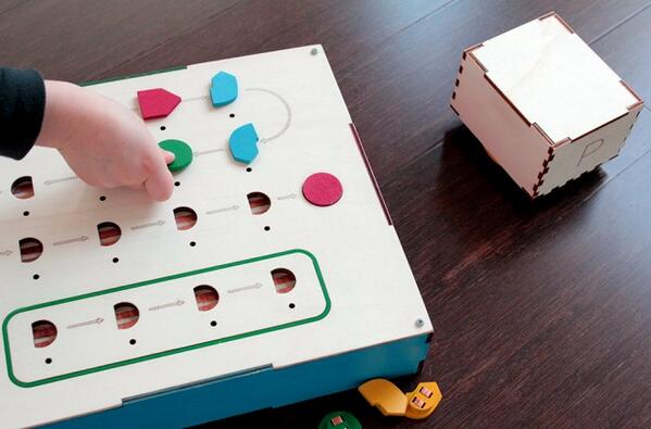 Wired_Design's tweet photo. Can You Teach Programming With Plywood? http://t.co/W6mAWCPnWY http://t.co/et2iezSVYV
