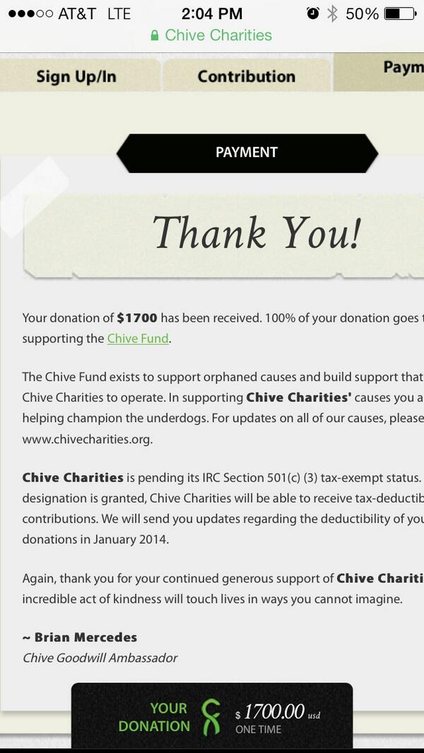 keepcalmcle's tweet photo. Our donation  has been submitted! Can't wait to beat that number next time! #kcco http://t.co/hPAqCzGLGu